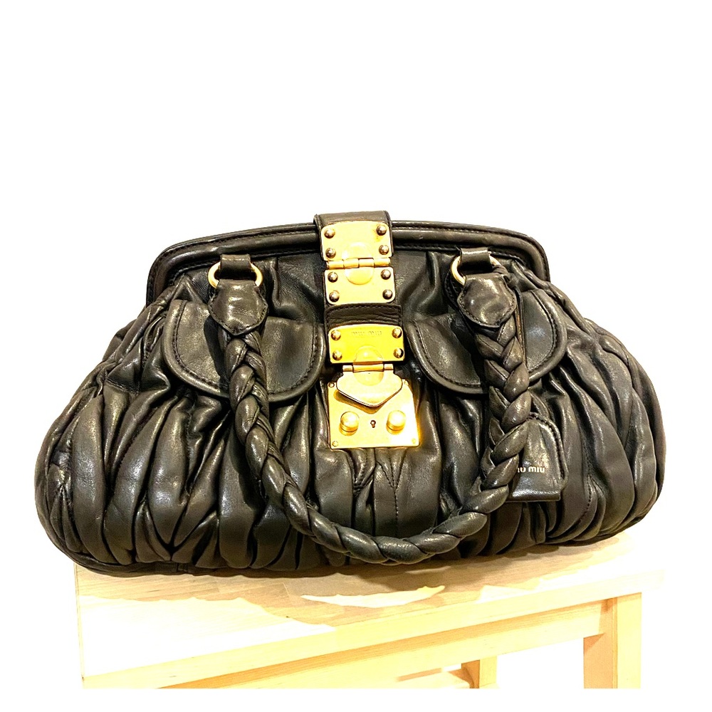 Miu Miu Matelasse Shoulder Bag